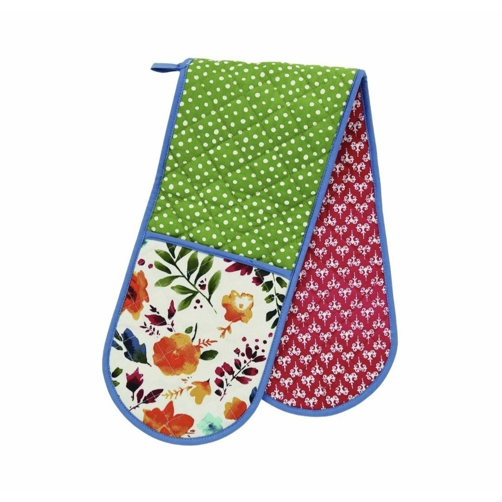 Pioneer Woman Willow Casserole Oven‎ Mitt 35"x7.5" Heat Resistant Cotton NEW